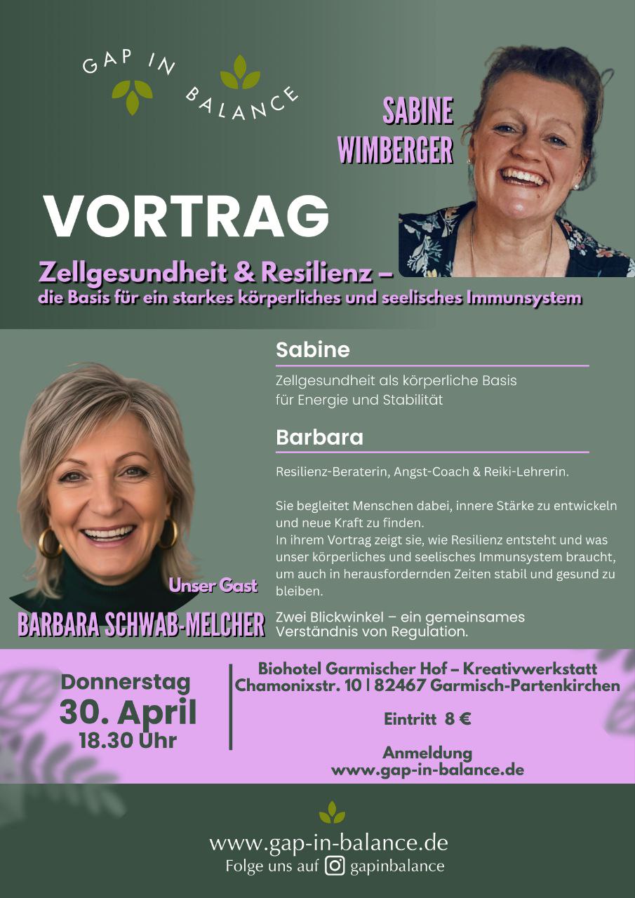 VORTRAG Zellgesundheit & Resilienz - die Basis für ein starkes körperliches und seelisches Immunsystem